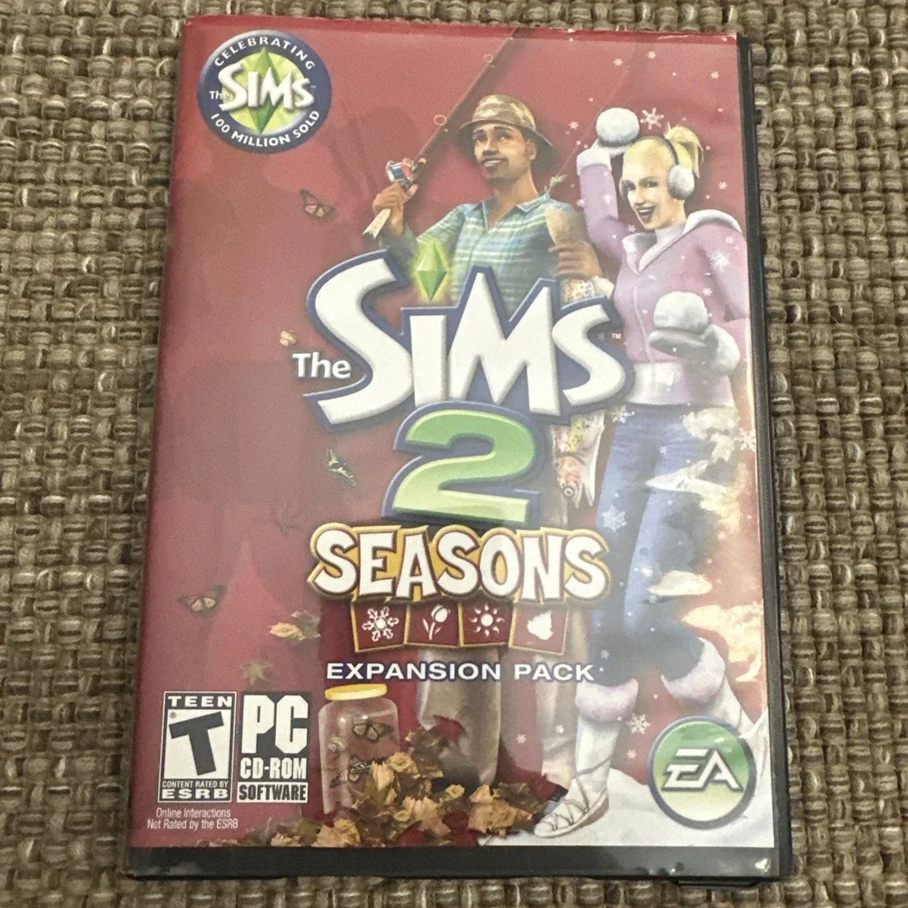Sims 2 Deluxe PC Game Lot With 6 ‎ Expansion Packs: Teens, Pets, Seasons & More!